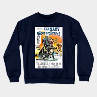 Navy vs. The Night Monsters Crewneck Sweatshirt